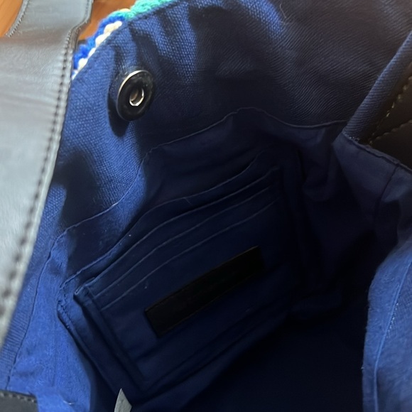 NWOT Rebecca Minkoff Wonderland Woven Bucket Bag Purse Boho Black Tassels NEW - Picture 9 of 10